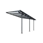 NADSTREEK ZA TERASO PALRAM SIERRA, SIVA/TRANSPARENT 3X4,25M
